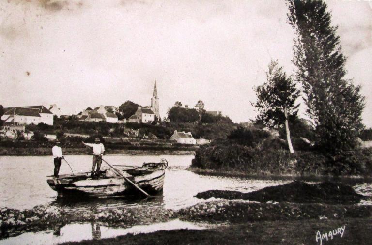 Quai du Moulin de la Flèche ou "Milin Saezh" (Langoat)