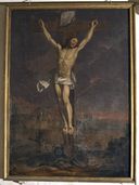 Tableau : Christ en croix, église Notre-Dame (Missiriac)