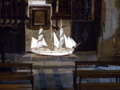 Ex-voto : maquette de trois mâts