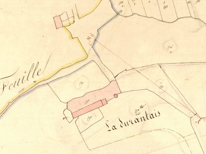 Alignement de logis, la Durantais (Saint-Just)