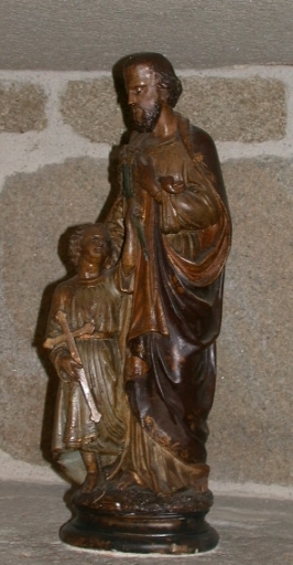 Statue : Saint Joseph et l'Enfant