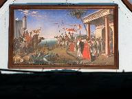 Tableau : Scène de croisades, chapelle Sainte-Catherine (Lizio)