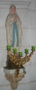 Statue sur socle : Vierge, dite Notre-Dame de Lourdes