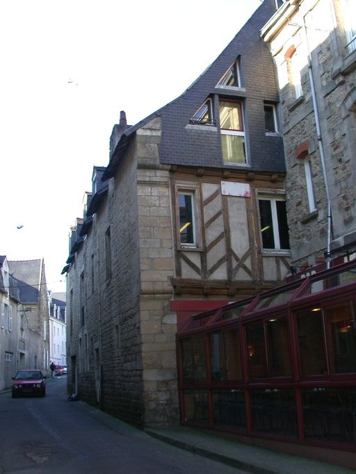 Maison, 2 rue Richemont ; rue Thiers (Vannes)
