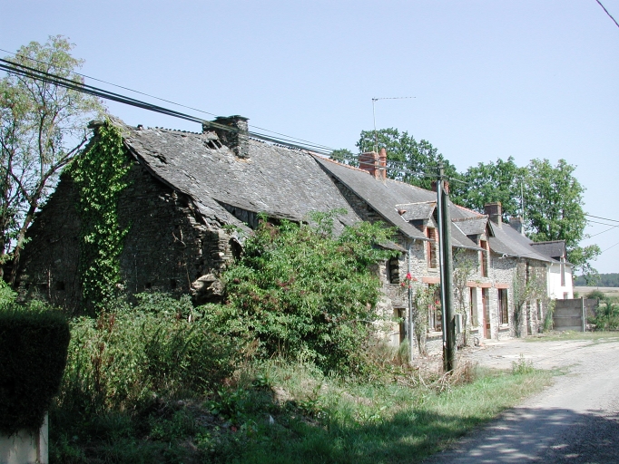 Alignement de maisons, Chaumont (Langon)