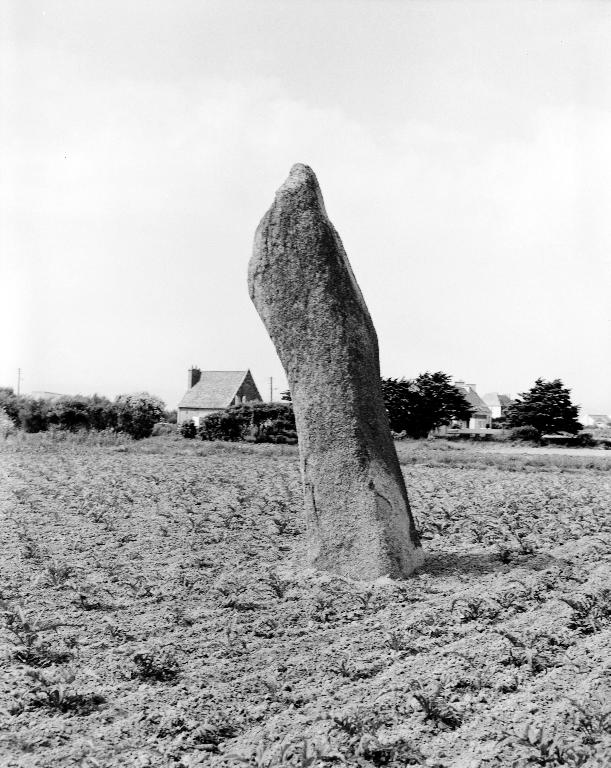 Menhir, Porz Ar Streat (Plouescat)