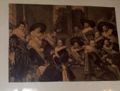 Estampe : Scène de repas