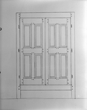 Armoire (4), ancienne collégiale, actuellement église Sainte-Marie-Madeleine (Champeaux)