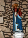 Statue : Vierge à l'Enfant, Saint-Hilaire (Pluméliau fusionnée en Pluméliau-Bieuzy en 2019)
