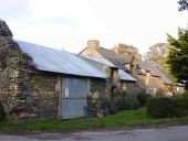 Alignement de quatre maisons, la Guillardais (Renac)
