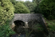 Pont sur le Garvan, Moulin de Lézaff (Dinéault)