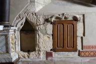 Ensemble de 2 niches-crédences et 2 lavabos en niche