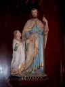 Statue, socle (petite nature) : saint Joseph et l'Enfant Jésus