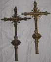 Paire de croix de procession
