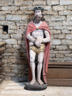 Statue : Christ aux outrages, Eglise Notre-Dame (Brennilis)