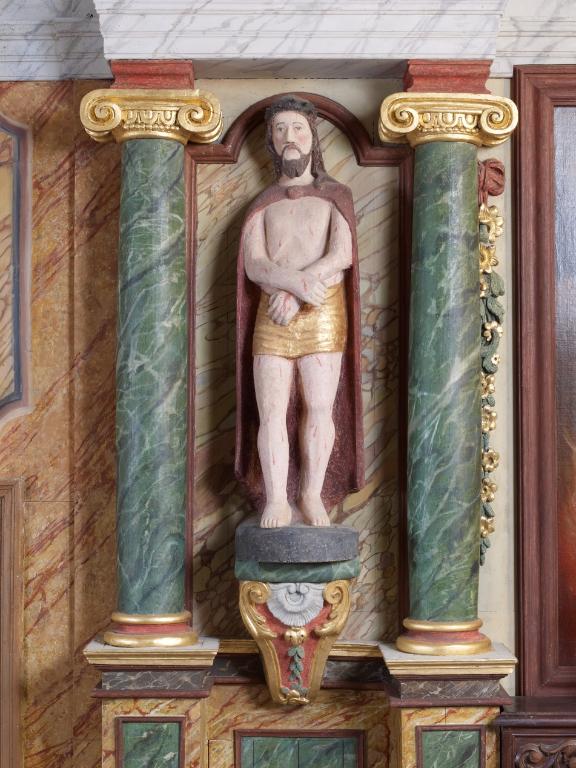 Statue : Ecce homo, Eglise Saint-Rivoaré (Lanrivoaré)