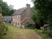 Moulin à farine dit Moulin Neuf, actuellement maison (Lanfains)