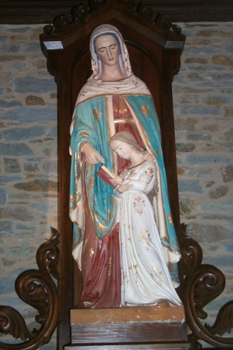 Statue : Education de la Vierge
