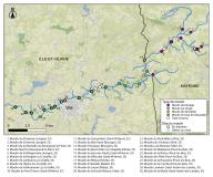 Les moulins du cours d'eau La Vilaine (partie amont)