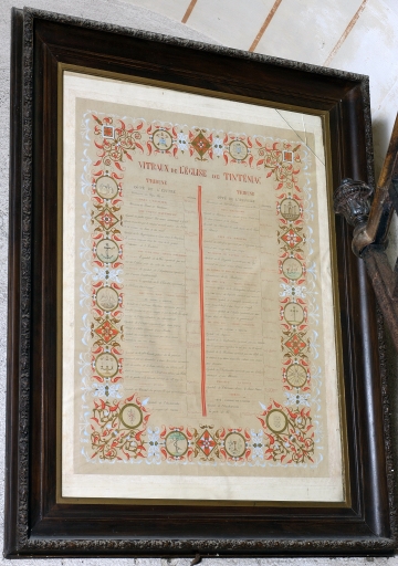 Tableau : plan et signification des verrières