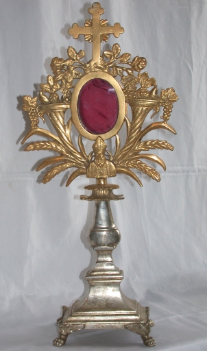 Reliquaire de saint Nicolas, sainte Julie et saint François de Sales