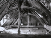 Charpente du manoir de La Mancellière (Baguer-Pican)