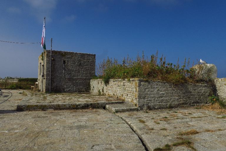 Batterie Ouest, fort de l'île Cigogne (Archipel des Glénan)