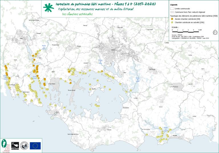 Le patrimoine bâti ostréicole (Parc naturel régional du Golfe du Morbihan)