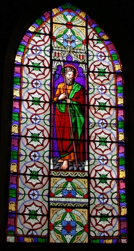 Verrière à personnages de la baie 10 : Saint Thomas