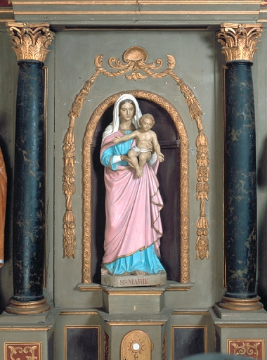 Statue : Vierge à l'Enfant
