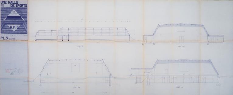 Gymnase B du complexe sportif des Promenades, boulevard Louis Giroux (Vitré)