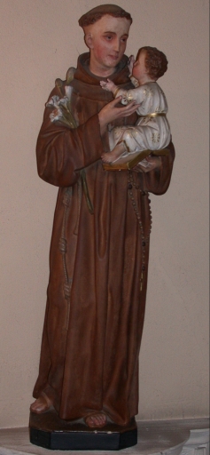 Statue : Saint Antoine de Padoue et l'Enfant