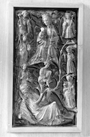 Bas-relief (3) : Assomption, Arbre de Jessé, Couronnement de la Vierge, chapelle Saint Jacques (Rostrenen)