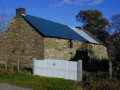 Alignement de maisons, la Glonnais (Pipriac)