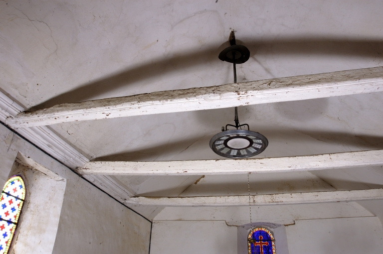 Décor de charpente : 4 entraits, sablières