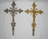 Paire de croix de procession