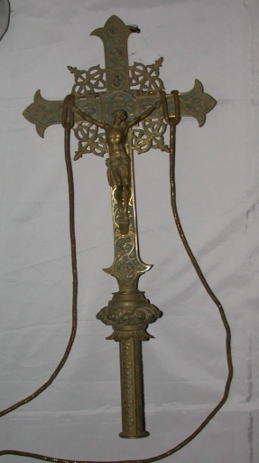 Paire de croix de procession