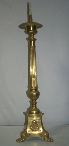 Ensemble de 4 chandeliers d'autel (Guipry fusionnée en Guipry-Messac en 2016)