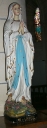 Statue sur piédestal : Vierge, dite Notre-Dame de Lourdes