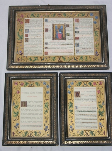 Ensemble 2 de 3 canons d'autel