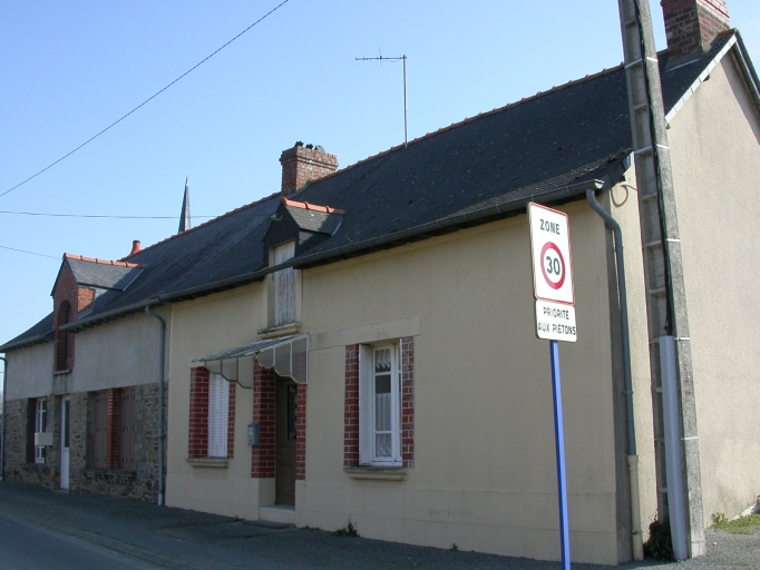 Alignement de maisons, le Bourg (Chancé fusionnée en Piré-Chancé en 2019)