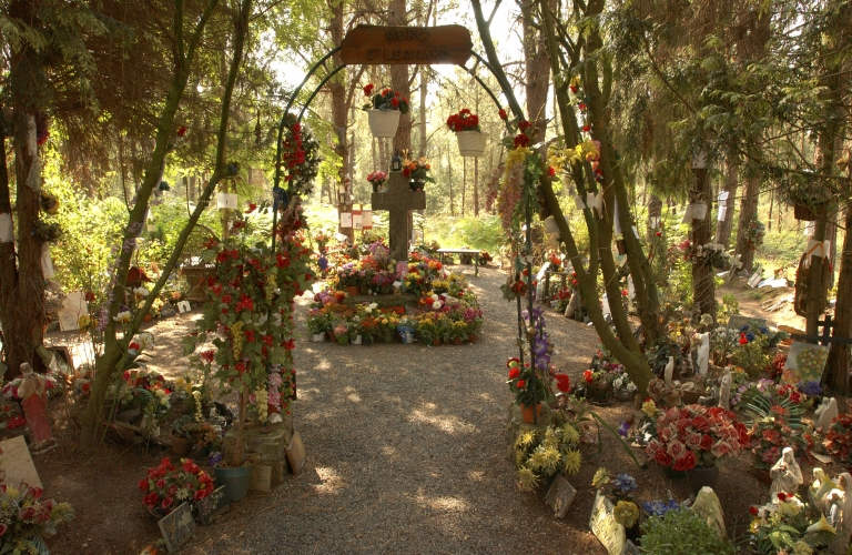 Ensemble commémoratif dit tombeau de saint Léonard, ou de saint Lénard, Bois de Borne, R.N. 175 (Andouillé-Neuville)