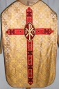 Ornement doré 1 : chasuble, étole