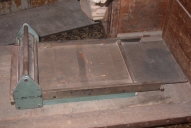 Machine à imprimer par typographie (Presse à épreuve), rue des Moulins ; rue du Maillet (Châtelaudren fusionnée en Châtelaudren-Plouagat en 2019)