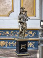 Statuette : Vierge à l'Enfant, église Saint-Pierre (Spézet)