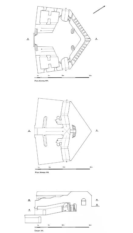 Réduit G, enceinte urbaine (Le Palais)