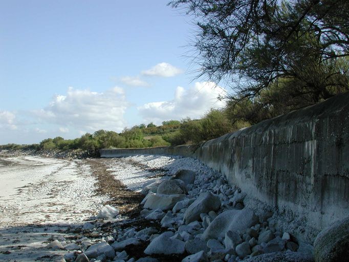 Mur antichar, Plage de Kersaliou (Saint-Pol-de-Léon)