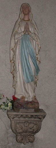 Statue 1 sur culot : Vierge, dite Notre-Dame de Lourdes