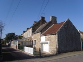 Maisons, alignement de cinq logis, 16, 18, 20 rue de la Frottrais (Lancieux)