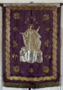 Bannière de procession : Assomption, Don du Rosaire